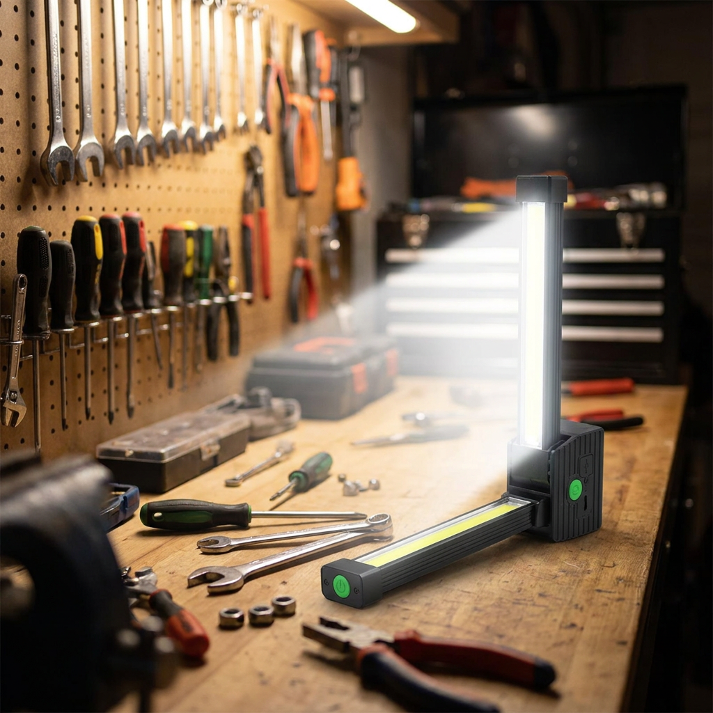 COB LED work light in a garage - lifestyle